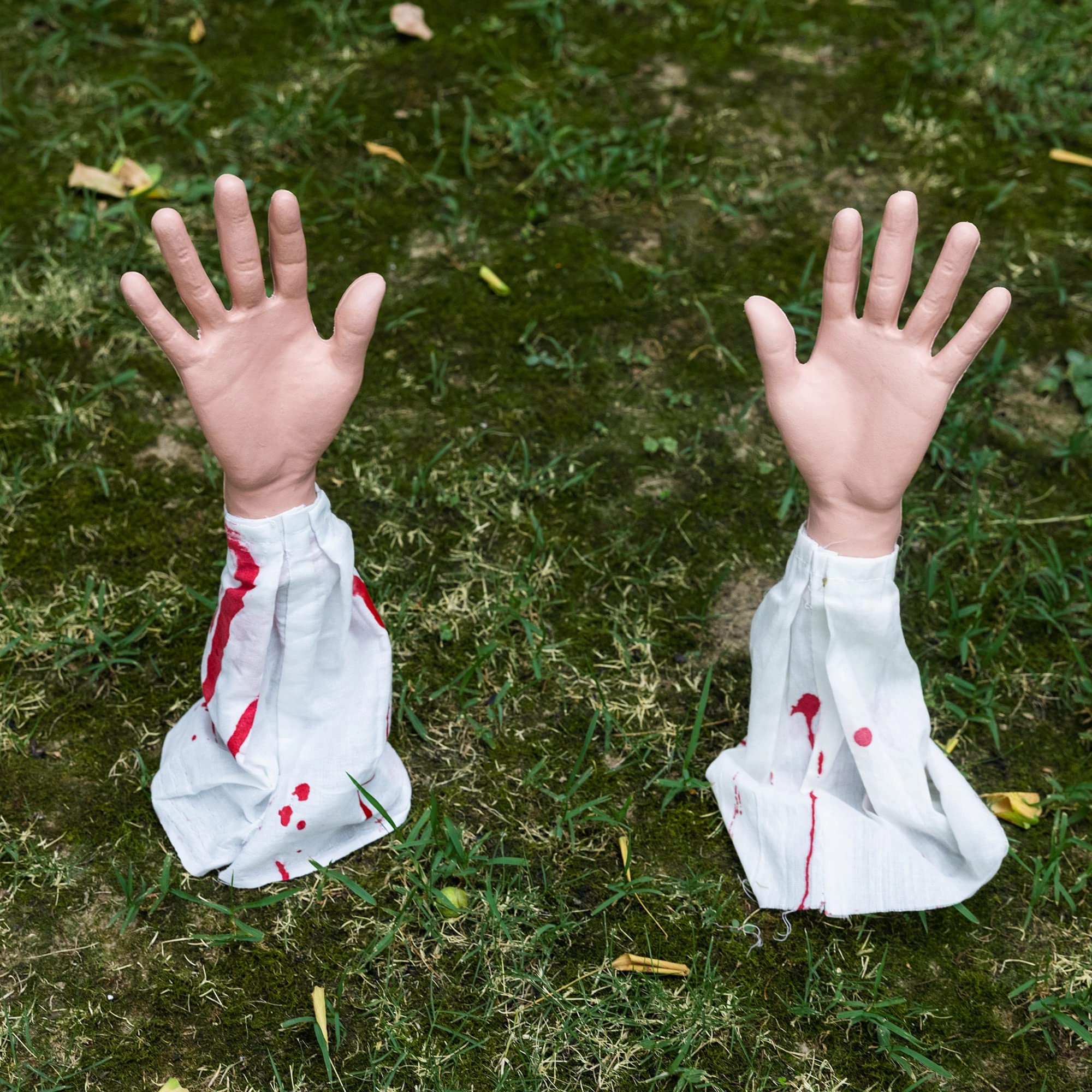 17.25in Bloody Arm Lawn Stakes Haunted Displays Charming Decorations