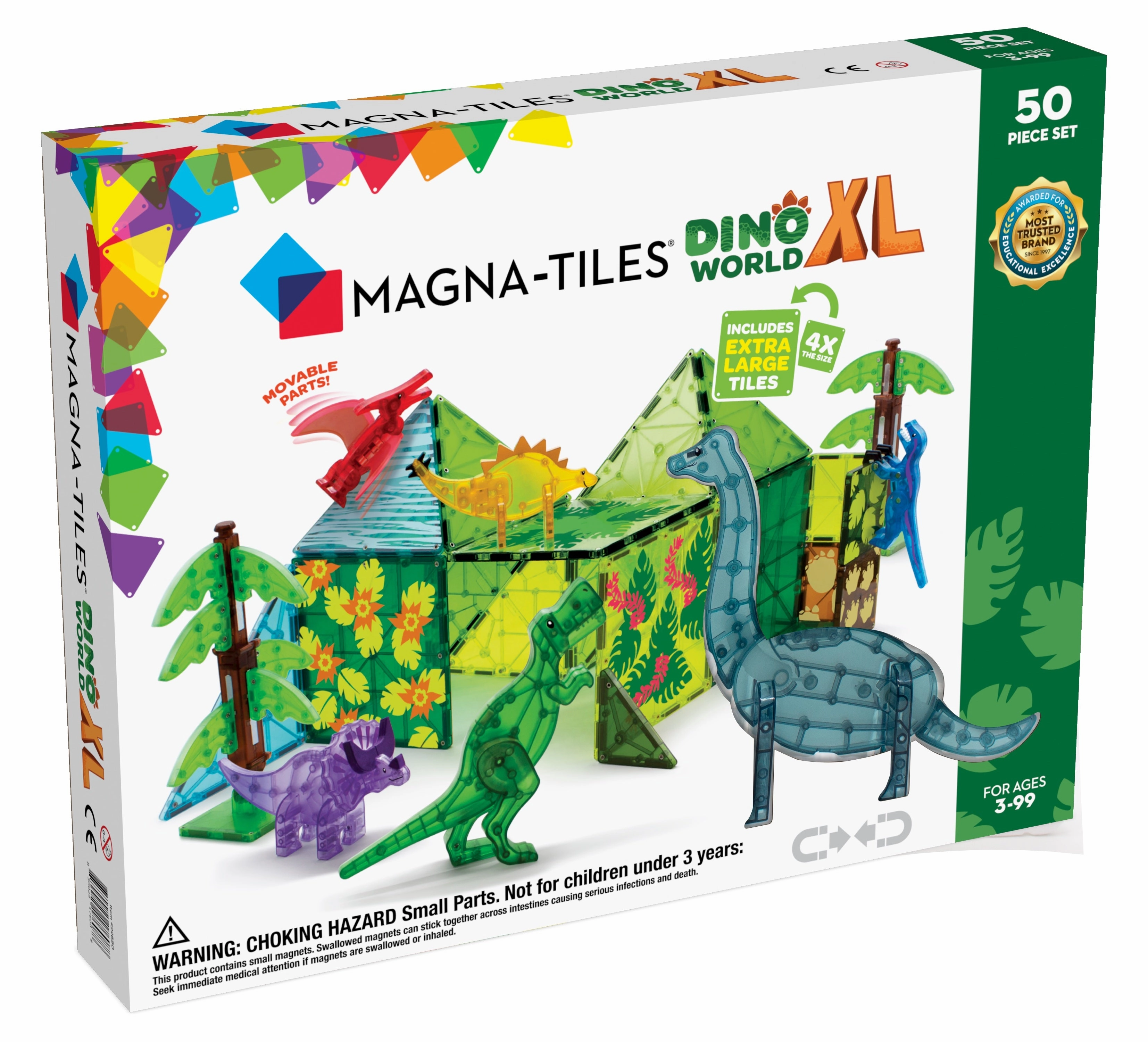 Magna Tiles Dino World Galaxy Types