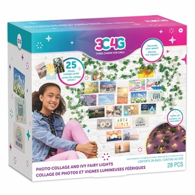 Low Poly Make it Real Photo Collage and Ivy Fairy Lights