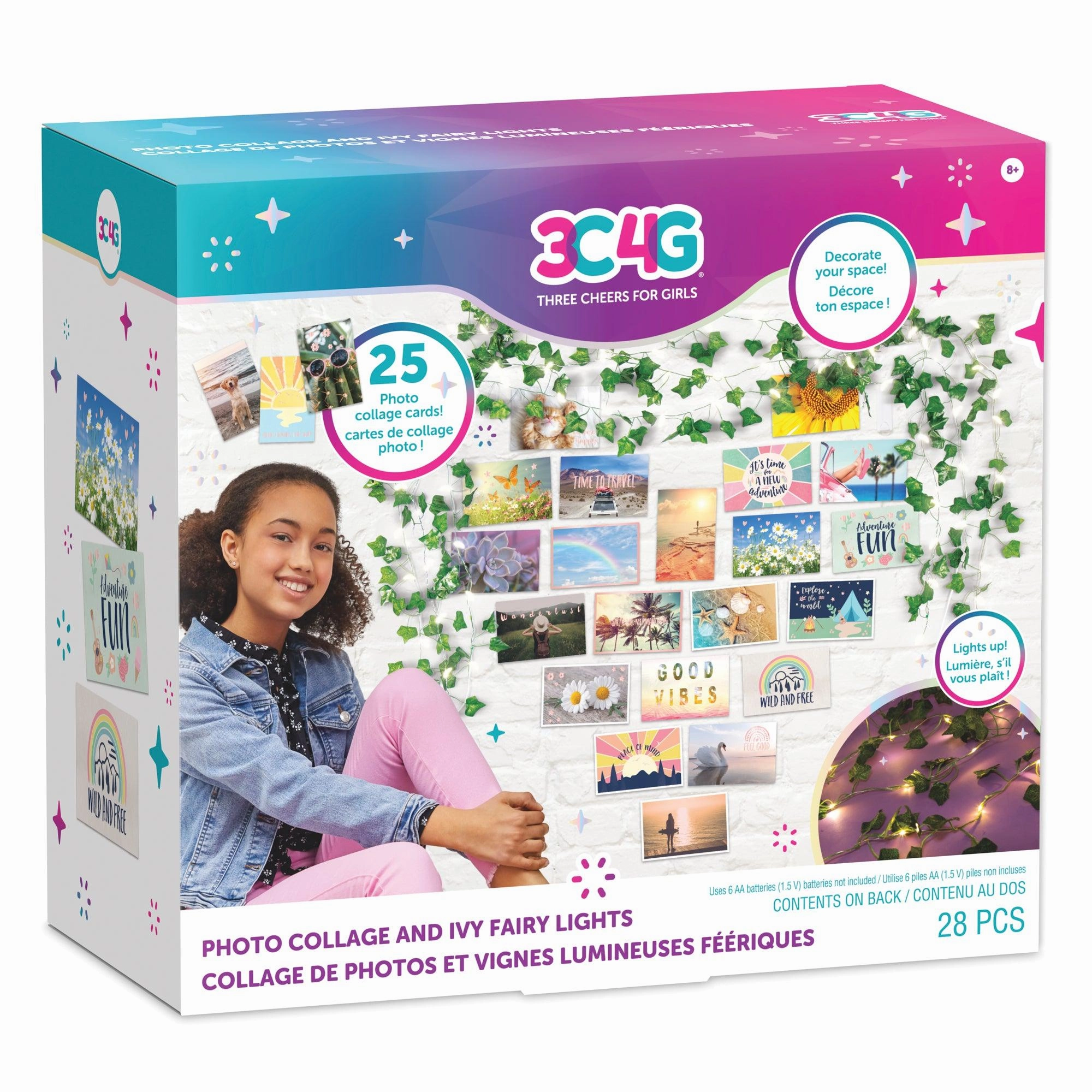 Low Poly Make it Real Photo Collage and Ivy Fairy Lights