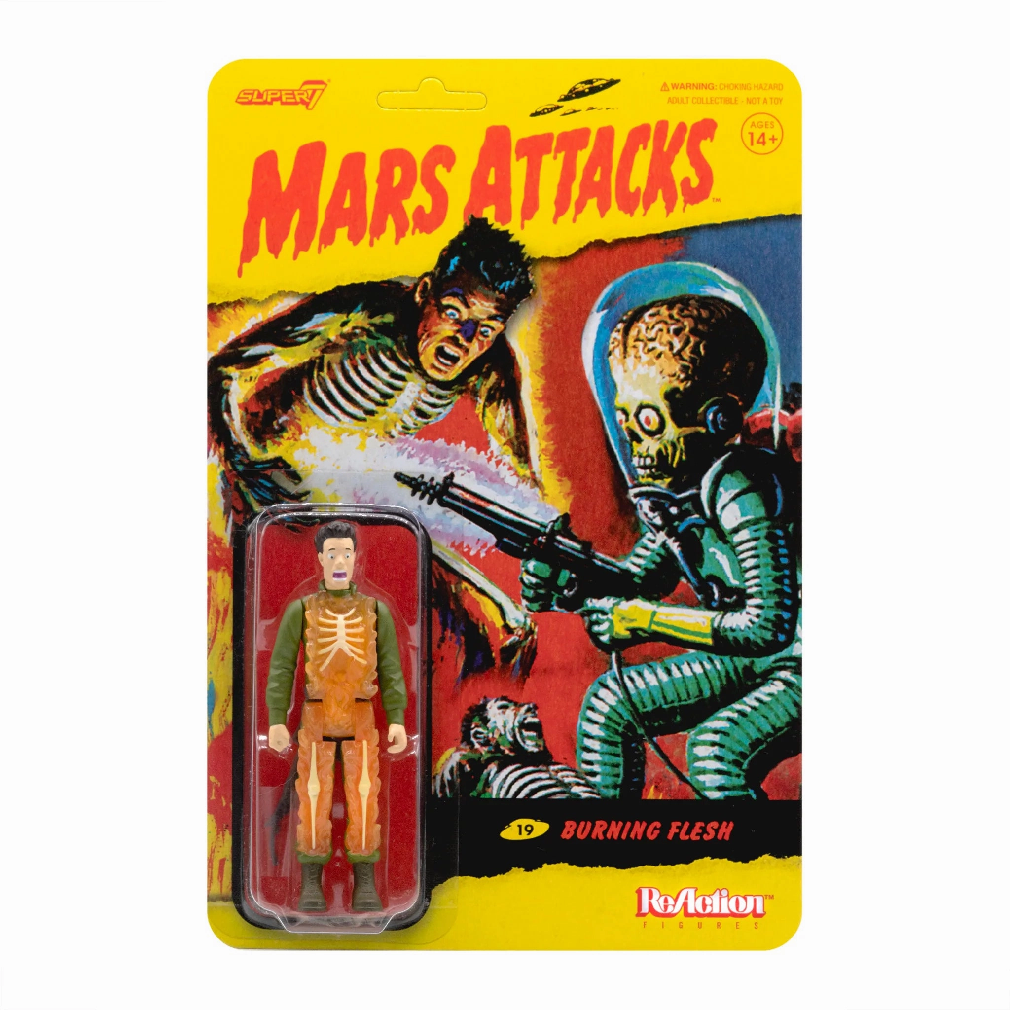 Mars Attacks ReAction Figure - Burning Flesh Spooky Props