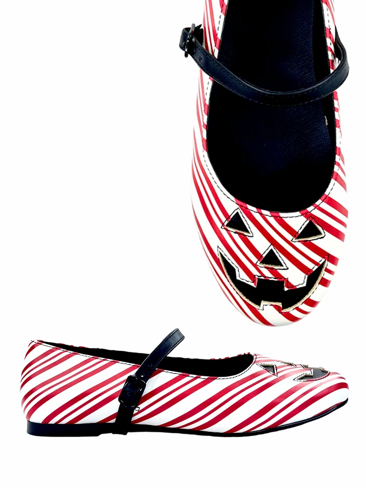 MARY JANE JACKOLANTERN FLAT CANDY CANE All Day Comfort Technology