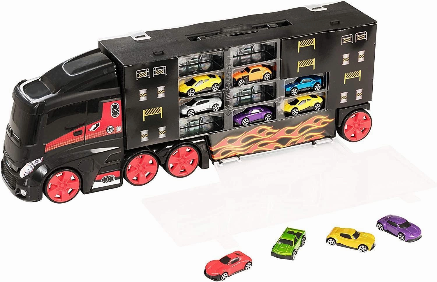 Disability Inclusion New Outfit Teamsterz Transporter Carry Case with 10 Cars Included