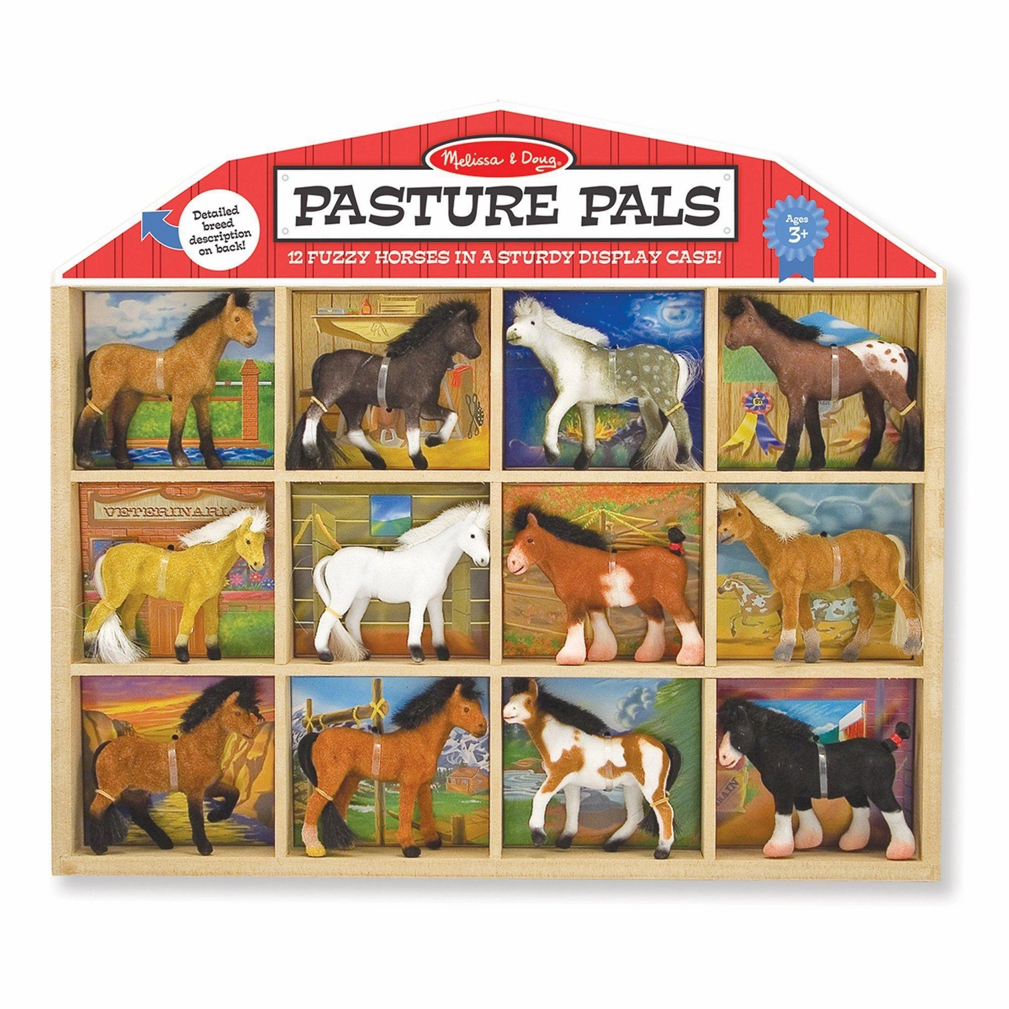Melissa &  Doug 10592 Pasture Pals Collectible Horses Flying Mechanics Passion Project