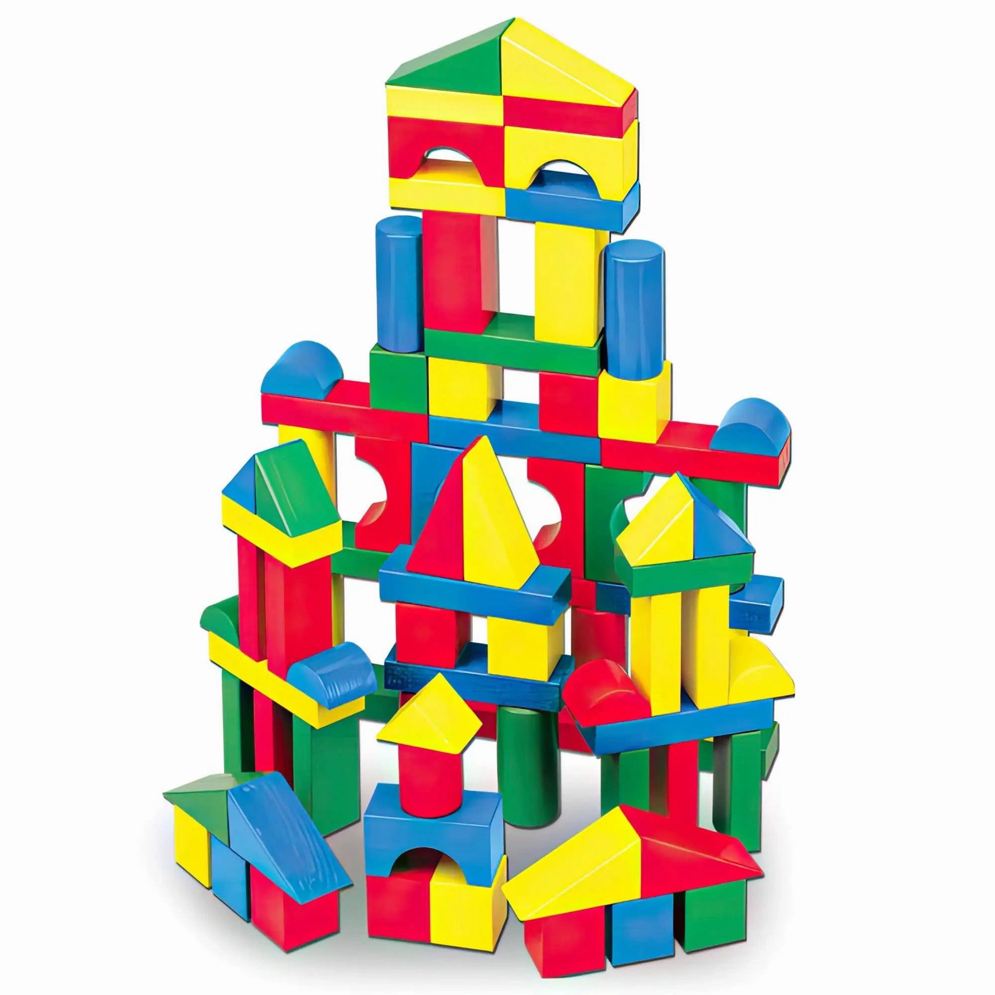 Melissa & Doug 10481 - 100 Piece Wood Blocks Set Often Class