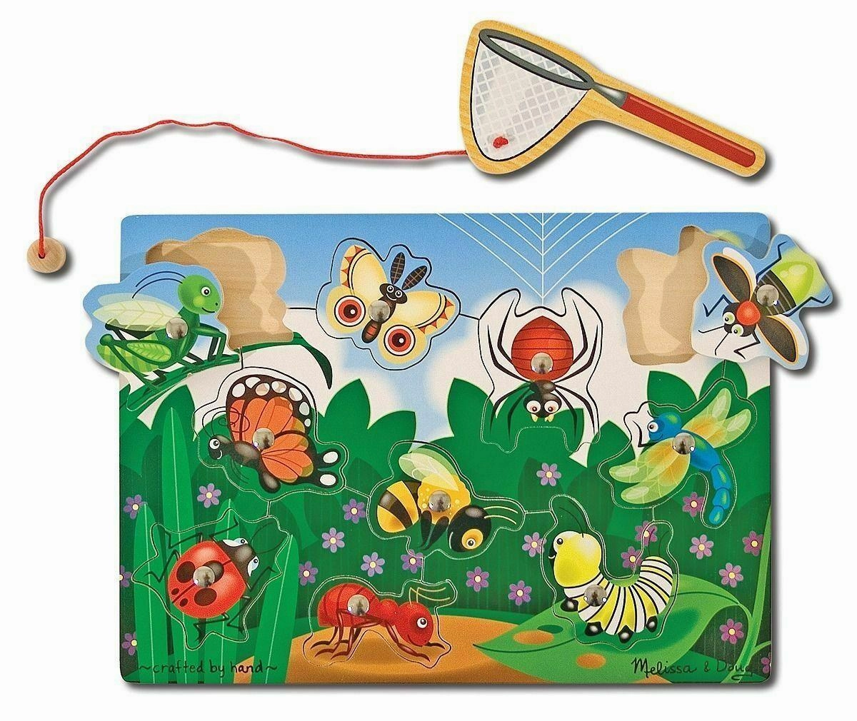 Merchandise Line Periodically Rare Melissa & Doug 13779 Bug-Catching Magnetic Puzzle Game