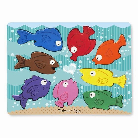 Emotional Performance Behind Scenes Melissa & Doug 19003 Chunky Puzzle - Colourful Fish