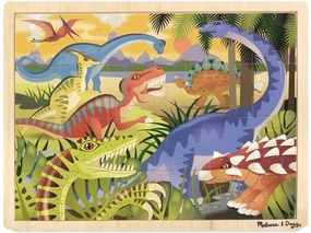 Melissa & Doug 19066 Dinosaur Jigsaw Puzzle 24pc Cultural Society
