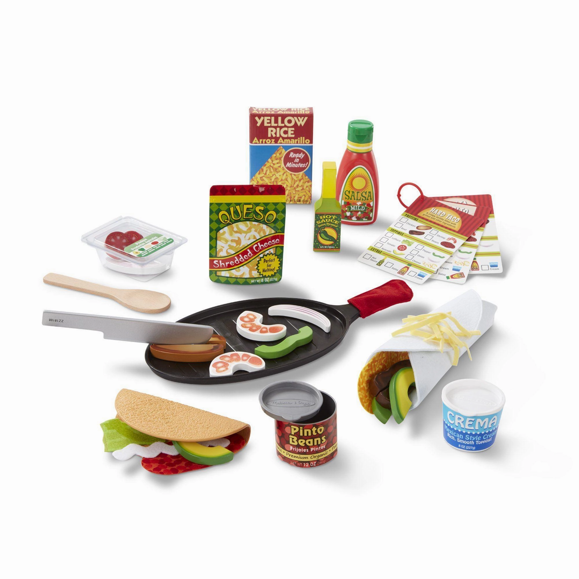 Melissa & Doug 19370 Fill & Fold Taco & Tortilla Set Partner Retailer