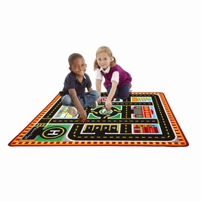 Save Transfer Melissa & Doug 19406 Round The City Rescue Rug & Vehicle Set