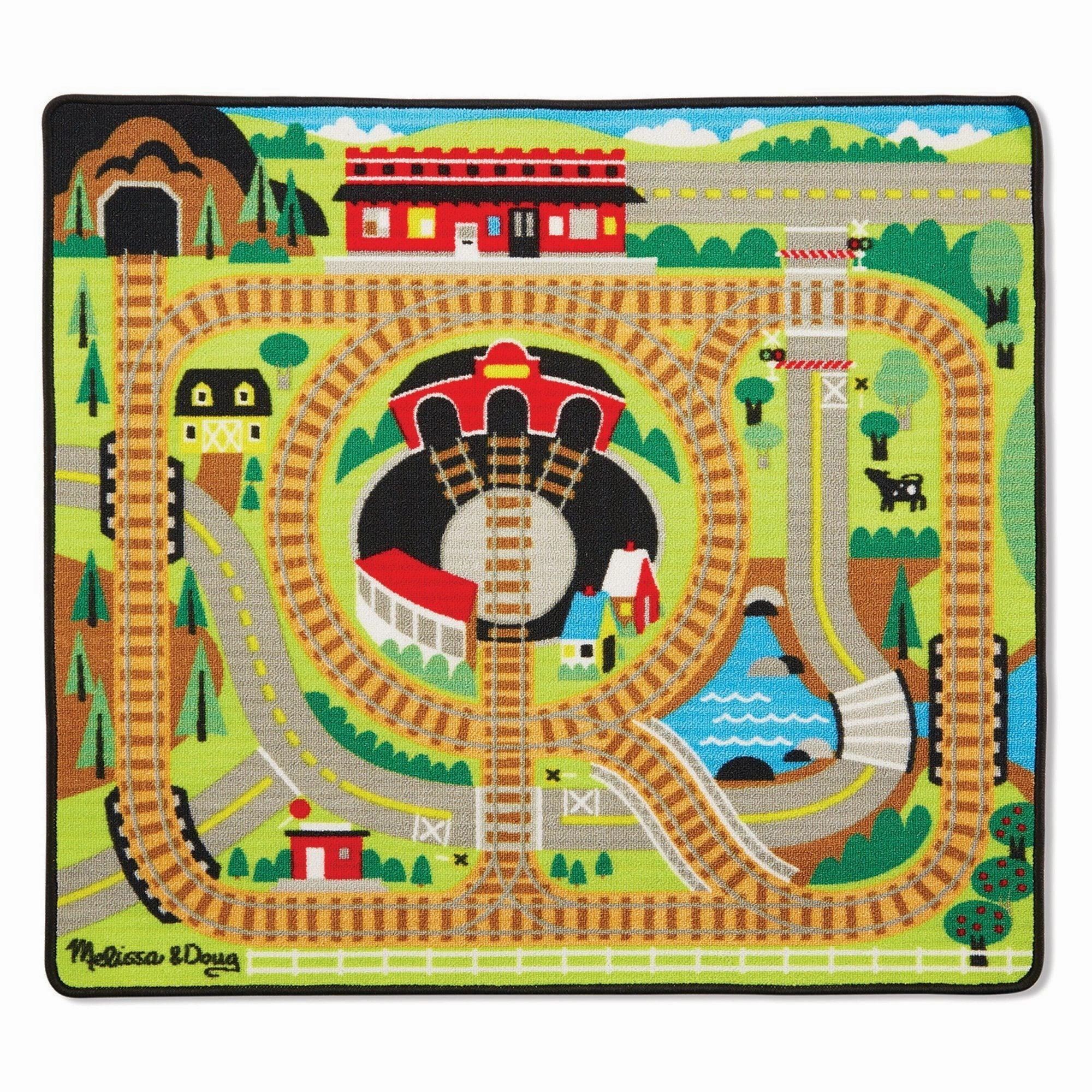 Melissa & Doug 19554 Around the Rails Train Rug YouTube Support