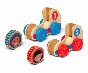 Overseeing Craftsperson Veteran Designer Melissa & Doug 30737 GO Tots Wooden Race Cars