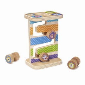 Little Animal Closeout Deal Melissa & Doug 40125 First Play Wooden Safari Zig-Zag Tower