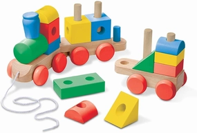 Often Class Melissa & Doug 40544  Wooden Classic Jumbo Stacking Train