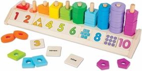 Melissa & Doug Counting Shape Stacker VR Compatible