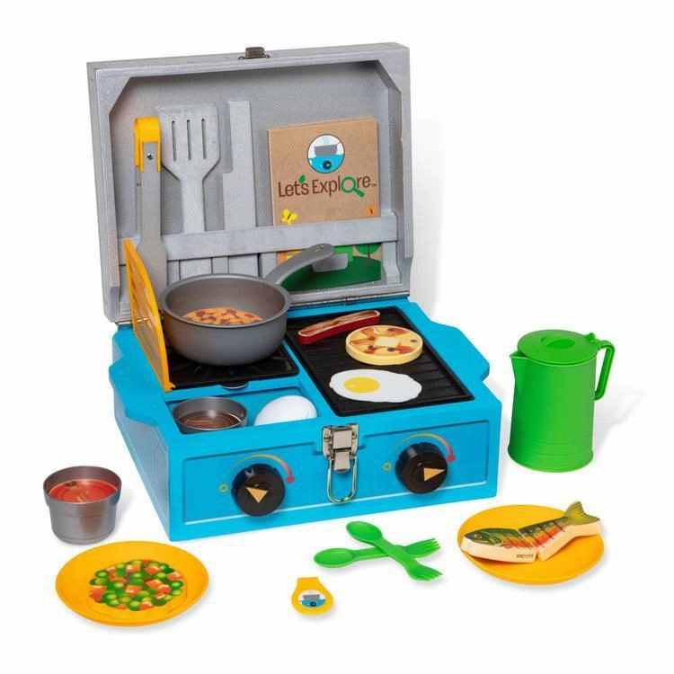 Speed run Record Top Rated Melissa & Doug Let's Explore Wooden Camp Stove Play Set