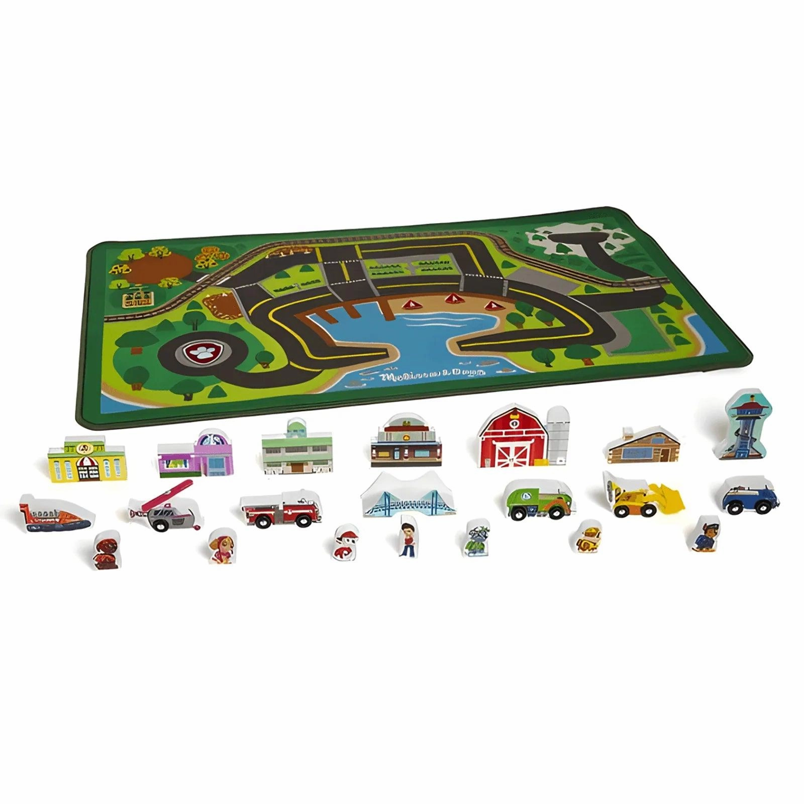 Melissa & Doug PAW Patrol Activity Rug - Adventure Bay Secret Finale