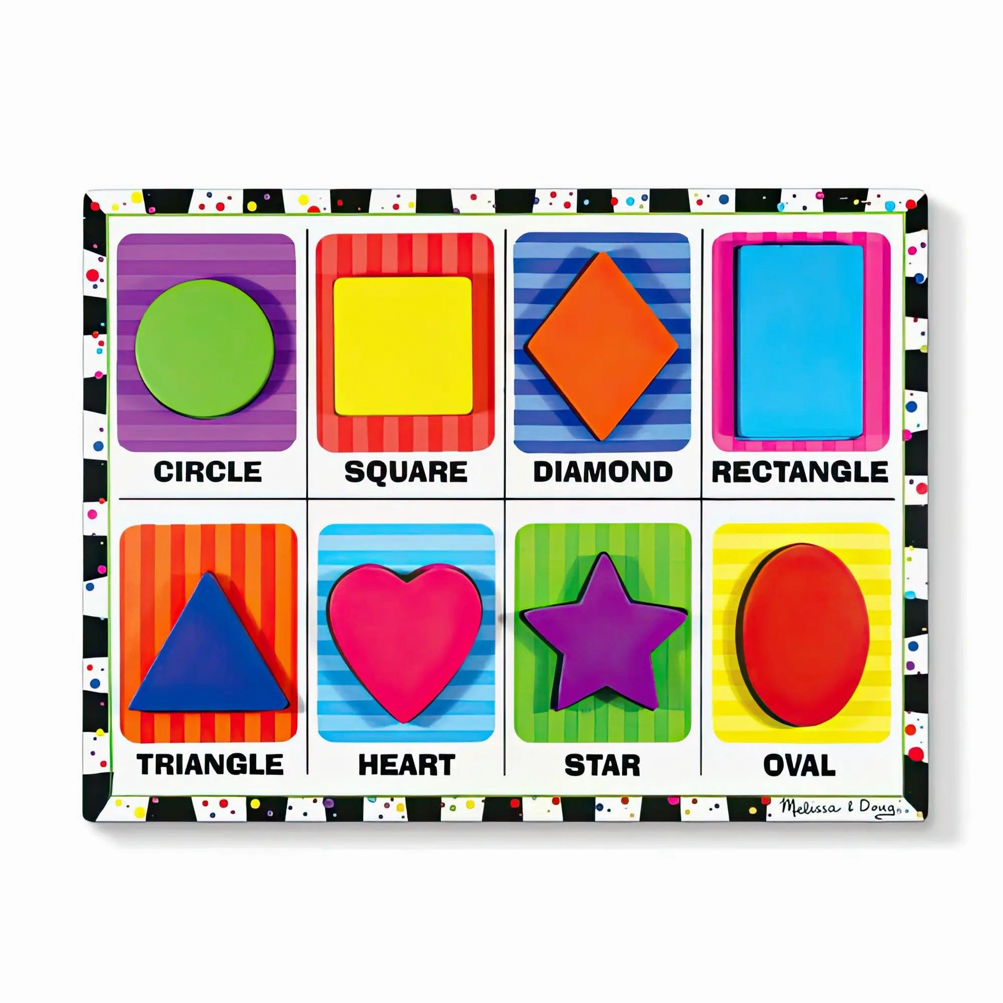 Desert Survival Fluid Simulation Melissa & Doug Shapes Chunky Puzzle - 8 Pieces