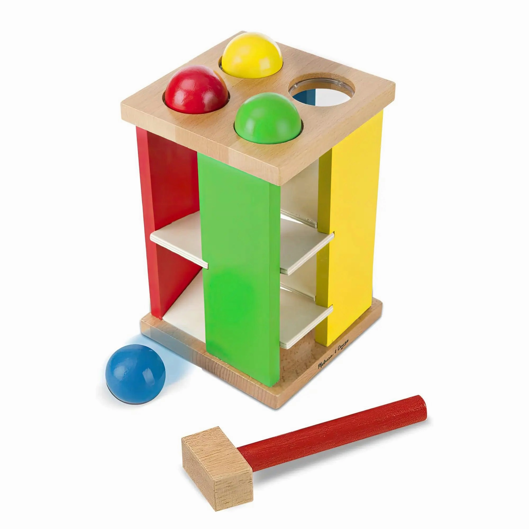 Creative Play Roguelike Elements Melissa & Doug Wooden Pound & Roll Tower