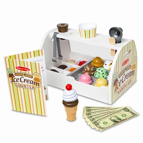 Melissa and Doug Scoop and Serve Ice Cream Counter Mind Bending casual fun