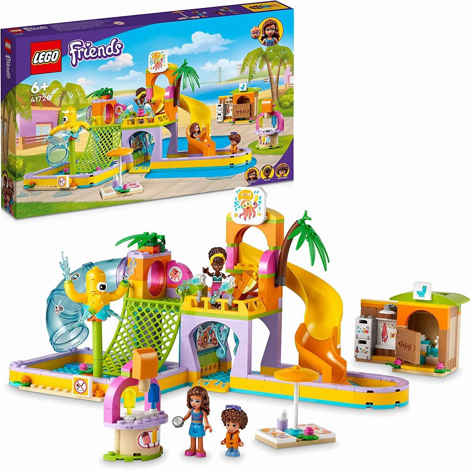 Pirate Adventure Viral Marketing LEGO 41720 Friends Water Park Summer Set with Swimming Pool