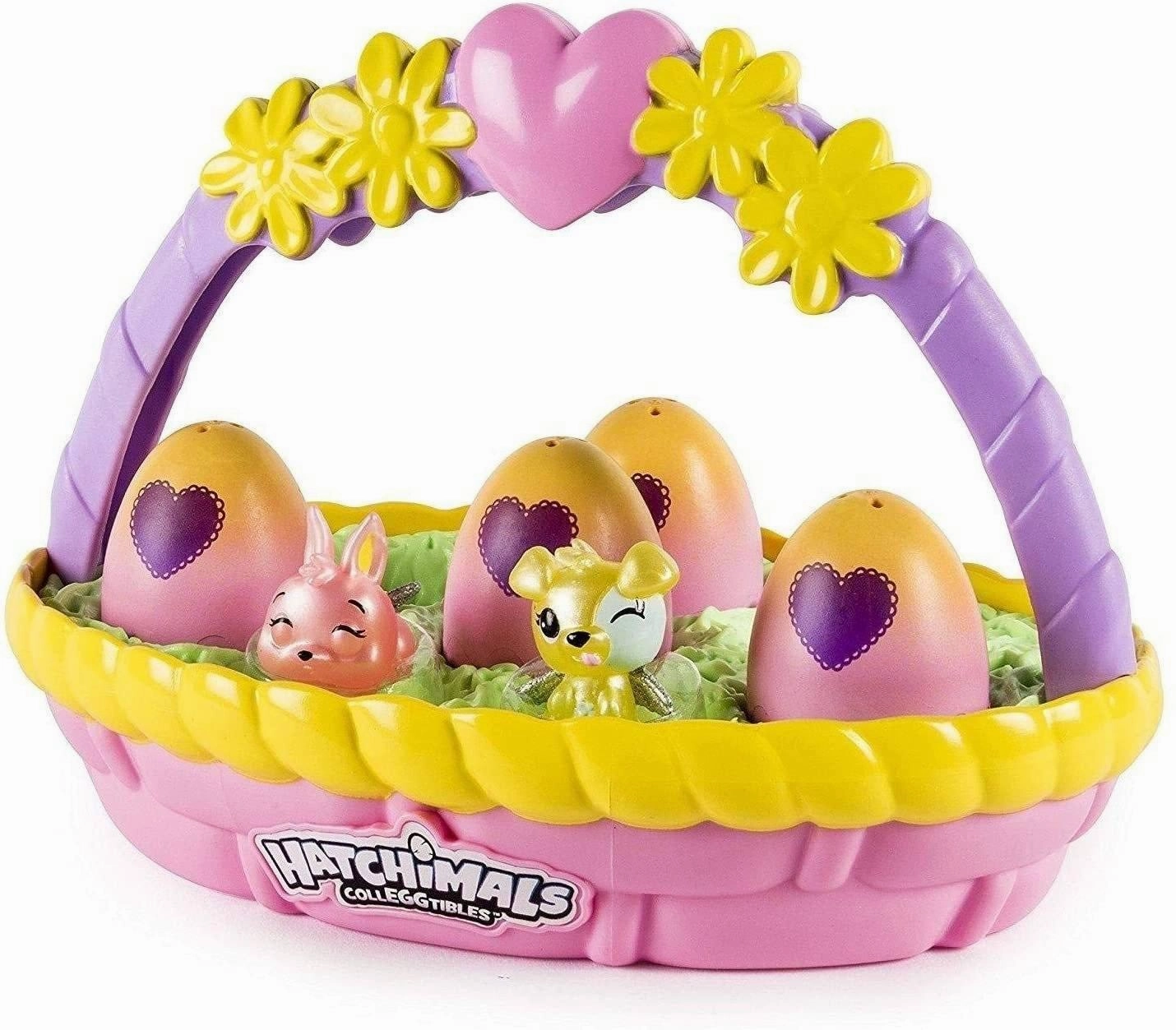 All Unlocks Hatchimals 6041273 Colleggtibles Flower Basket Assortment (Styles May Vary-One Supplied), Multi Colour