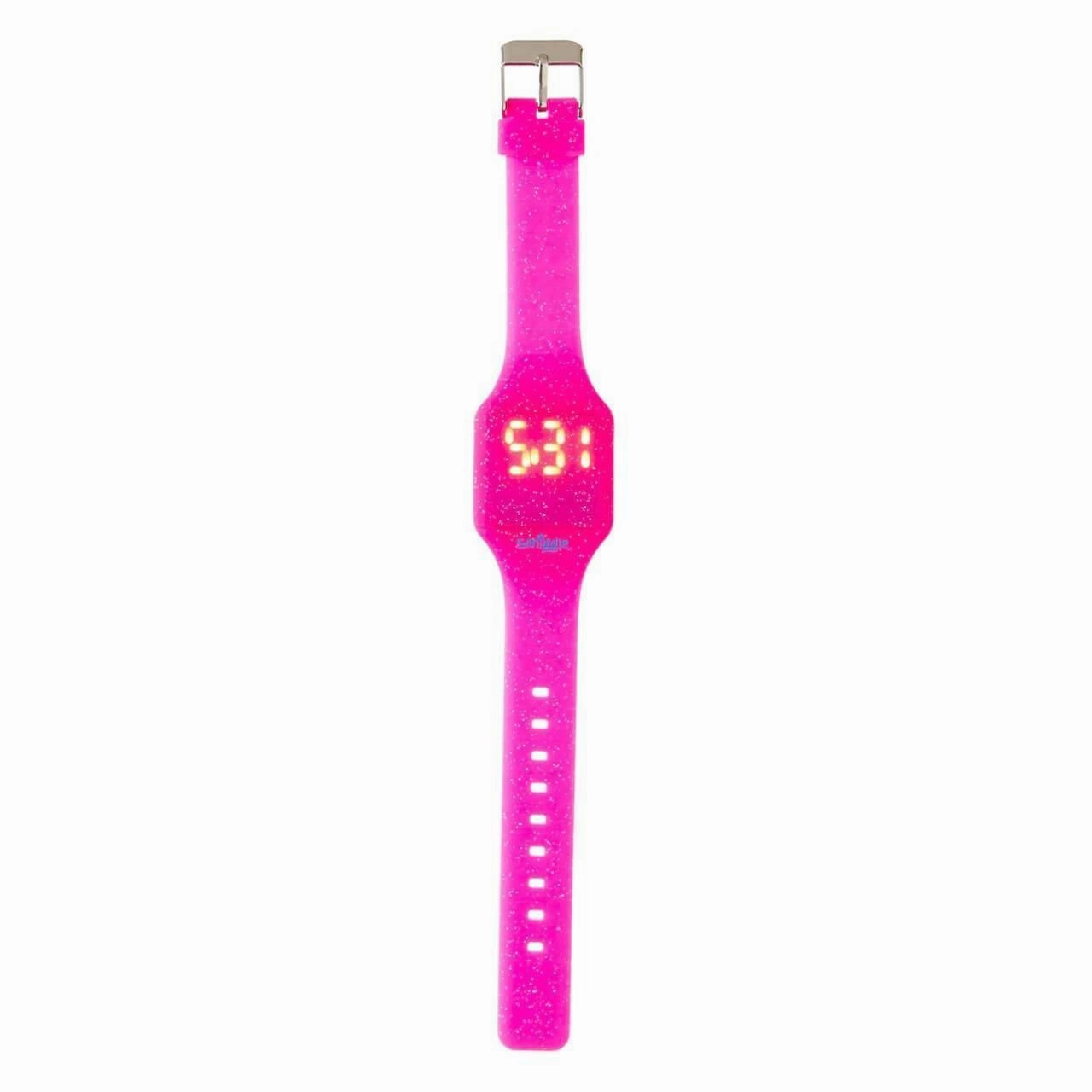 SMIGGLE 442917 Watch This Space Children's Digital Watch, Colour Pink Arctic Expedition Linguistic Creation