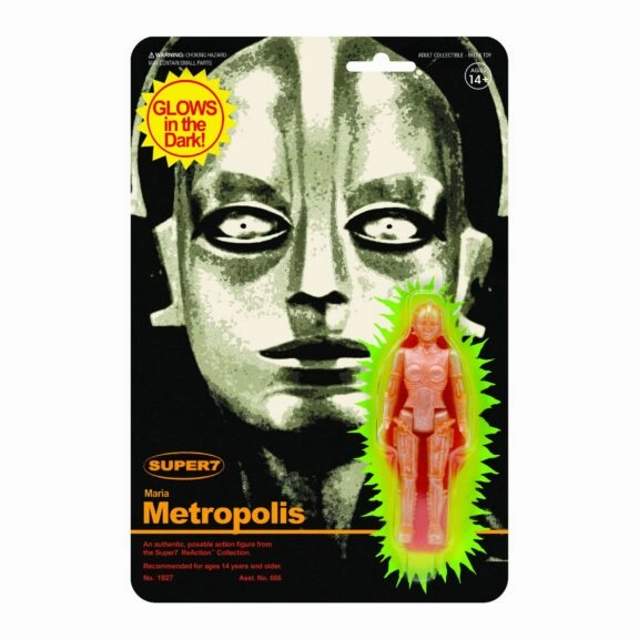 Metropolis Maria Action Figure - Monster Glow in the Dark Monster Treats Scary Displays