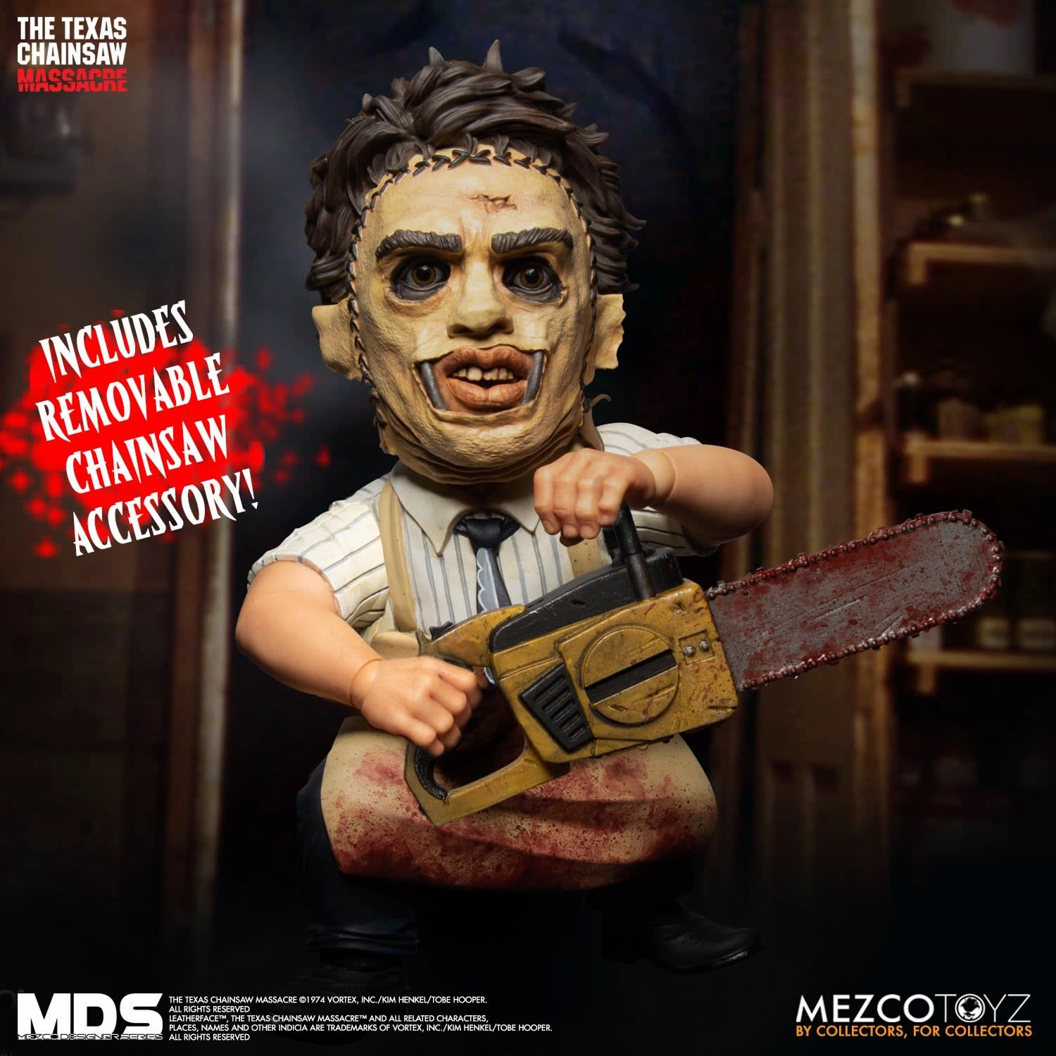 Mezco Designer Series - The Texas Chainsaw Massacre (1974): Leatherface Enchanting Figures