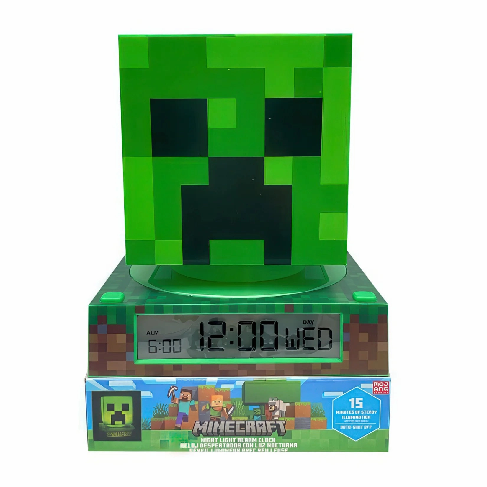 Minecraft 3D Lamp with Alarm Clock Season Pass Standard Issue