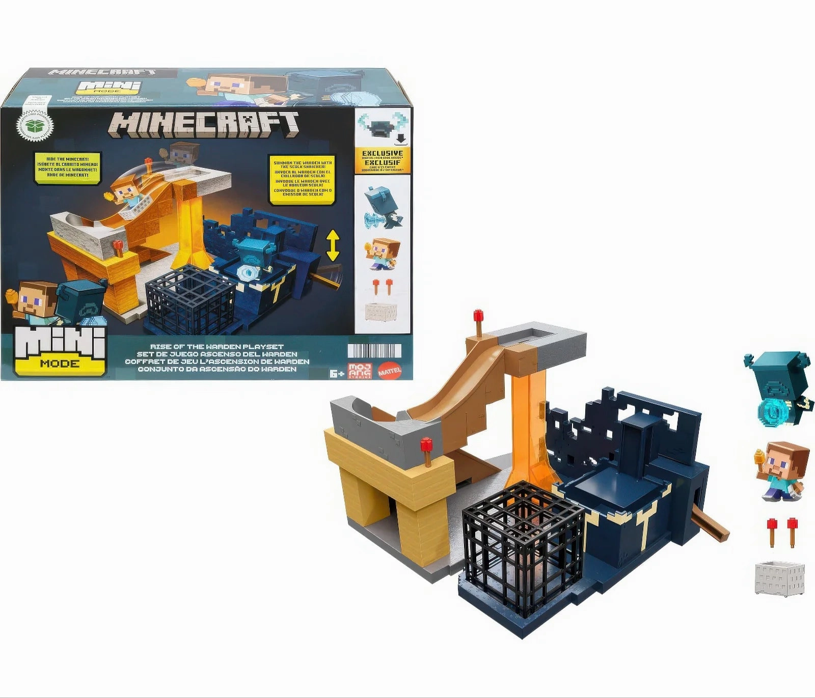 Minecraft Mini Mode Rise Of The Warden Playset Alphabet Design