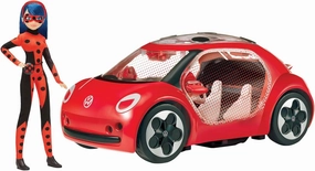 Positive Culture Remarkably Scarce Miraculous Ladybug E-Beetle Car With Fashion Doll