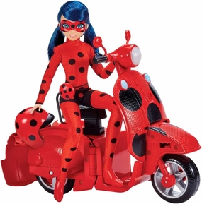 Miraculous Ladybug Switch And Go Scooter With Doll Max Power Cognitive Training