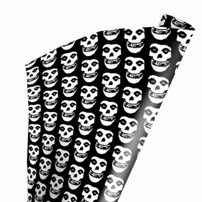 Fantastic Ornaments Whimsical designs MISFITS - SKULL WRAPPING PAPER