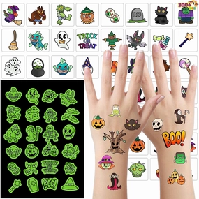 Enchanting Party Assorted Halloween Tattoos