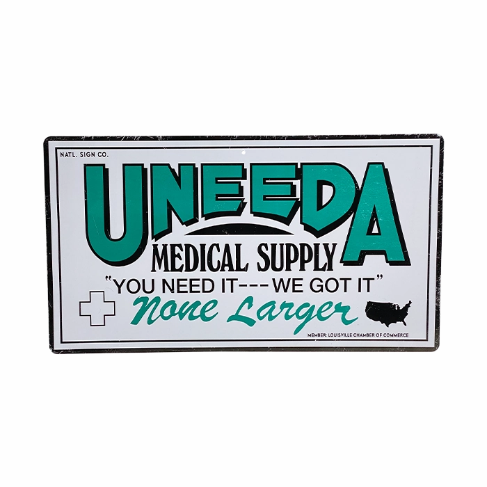 Return of the Living Dead - Uneeda Medical Supply Metal Sign Wicked Lights Frightening Accents