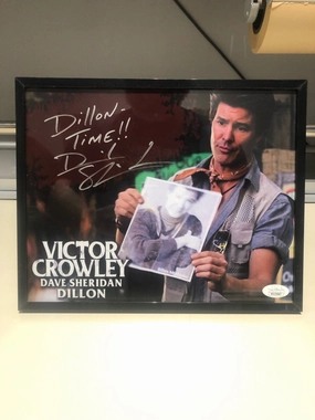 Framed Dave Sheridan Victor Crowley 8x10 Charming Masks