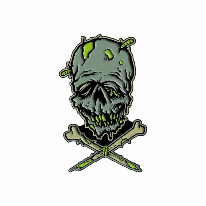 Ghoulish Ornaments Toxictoons - Zombie Kook! Enamel Pin