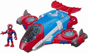 Playskool Heroes Marvel Spider-Man Jetquarters Turn-Based Tactics