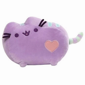 Interpretation Maker Pusheen Heart Cat Plush Pastel Purple 12-inch