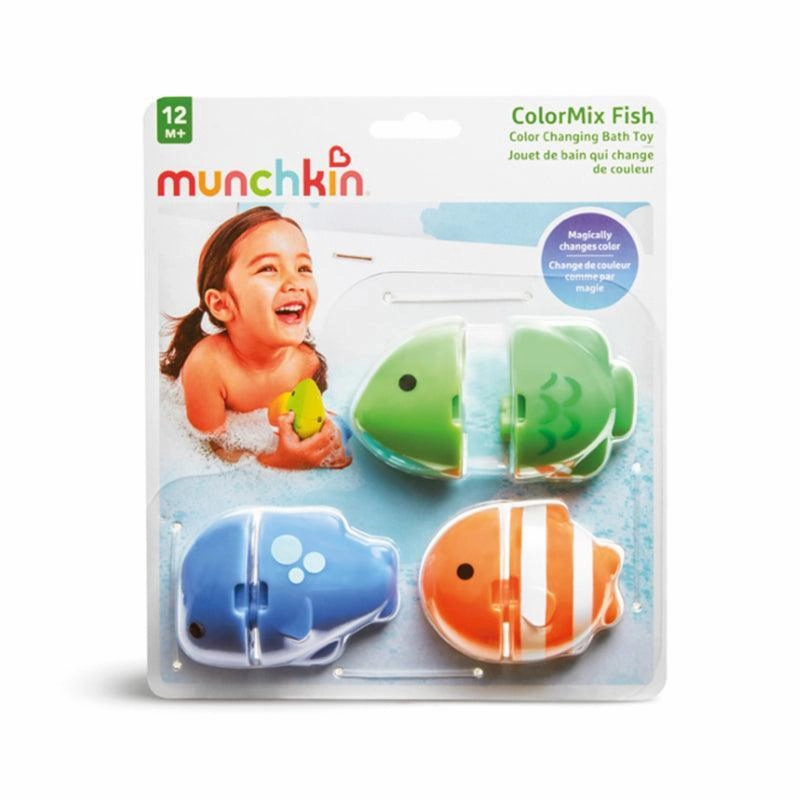 Quality control Mini Creepy Crawler Munchkin Fish Colour Changing Bath Toy 3Pk