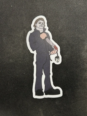 Myers 8 Sticker Spooky Decor Monster Party