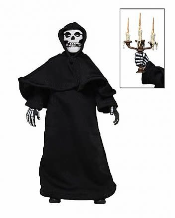 Monster Decorations Eerie Masks Misfits The Fiend 8-Inch Clothed Retro Action Figure Black