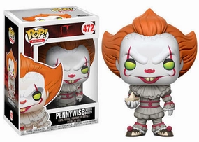 Stephen King's It Pennywise Clown Funko Pop! Vinyl Figure #472 Mystical Props
