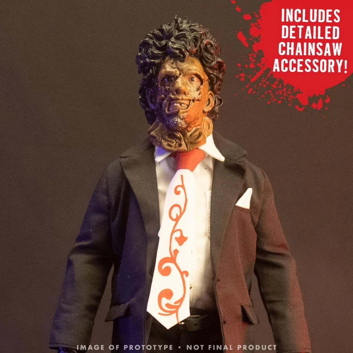 THE TEXAS CHAINSAW MASSACRE 2 - LEATHERFACE 1:6 SCALE FIGURE Wicked Props Frightening Lights