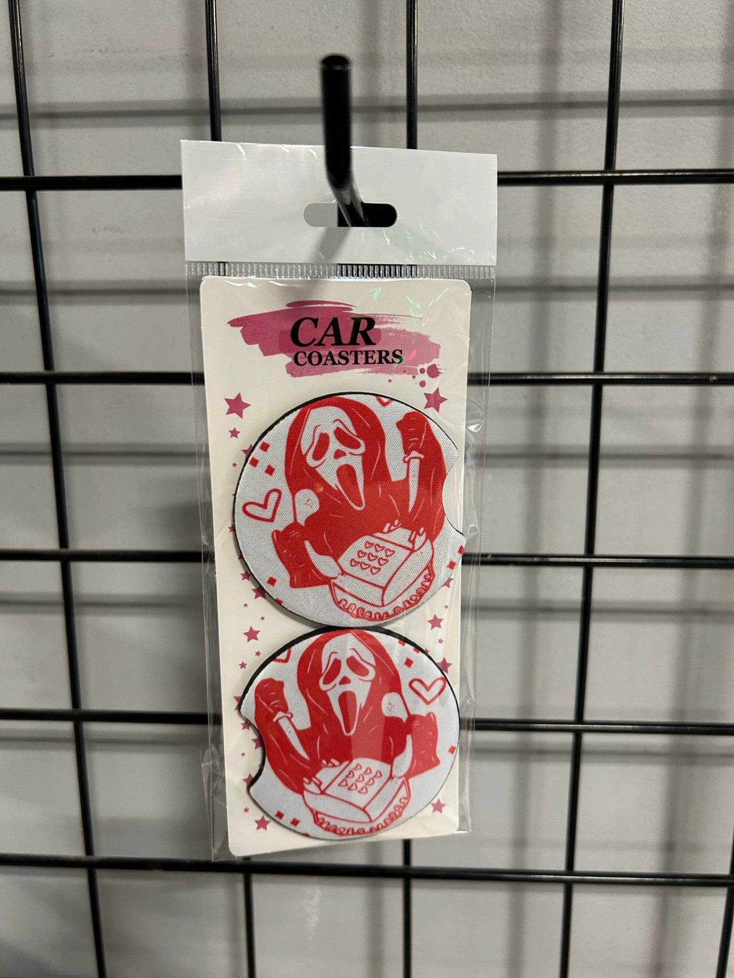 Ghostface Call Me Car Coasters Monster Accents