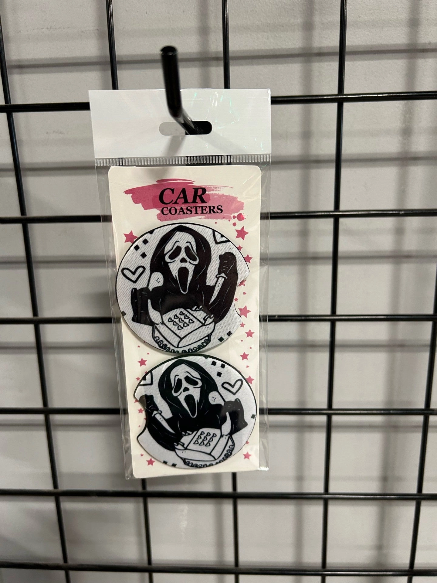 Playful Props Ghostface Call Me Car Coasters