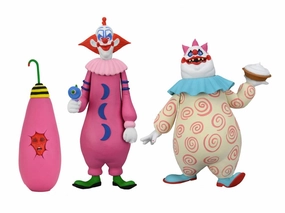 Scary Props Haunted Accents Killer Klowns From Outer Space Toony Terrors Slim & Chubby Two-Pack