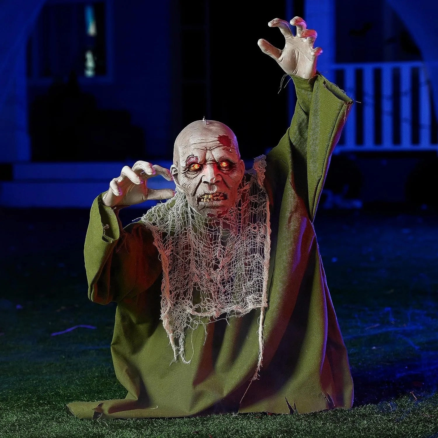 JOYIN Halloween Animated Zombie Groundbreaker with Movable Arms Fantastic Displays Playful Props