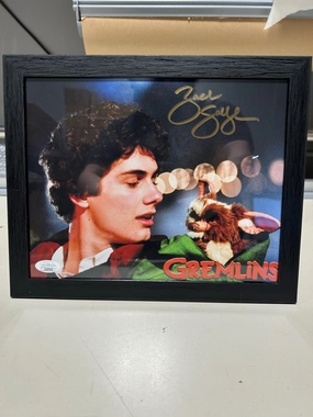 Zach Galligan Autographed Gremlins 8x10 Photo Framed Playful Crafts Frightening Party